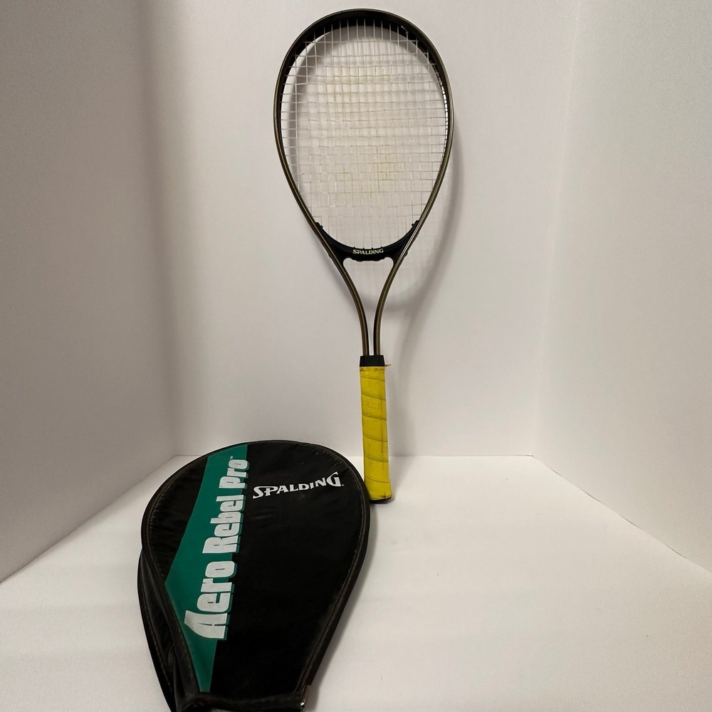 SPALDING INVADER  TENNIS RACKET With case - Picture 2 of 8